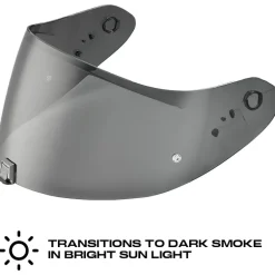 Scorpion R1 AIR/ ST1400/ T520/ R330 Photochromic Pinlock Ready Shield