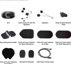 Sena SF4 Bluetooth Communication HD System - Dual Pack