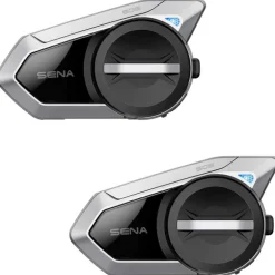 Sena 50S HD Motorcycle Bluetooth Communication System - Dual Pack