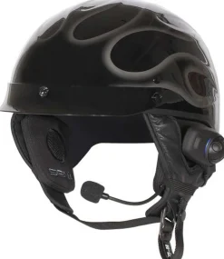 Sena SPH10H-FM Bluetooth Headset and Intercom with FM Tuner for Half Helmets - Single Pack