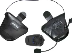 Sena SPH10H-FM Bluetooth Headset and Intercom with FM Tuner for Half Helmets - Single Pack