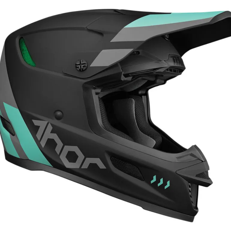 Thor Reflex Cube Helmet Grey/Orange Medium