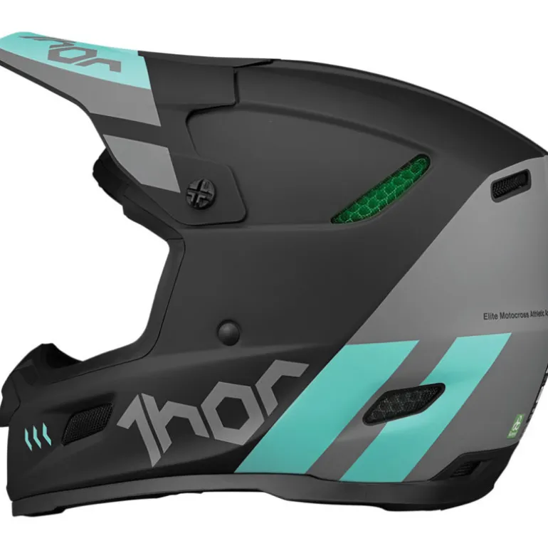 Thor Reflex Cube Helmet Grey/Orange Medium