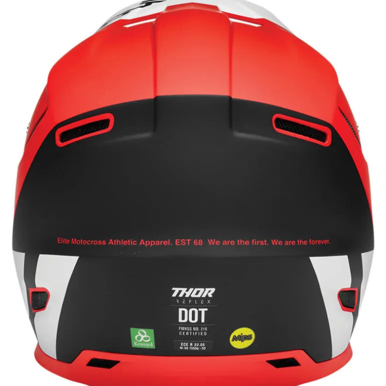 Thor Reflex Cube Helmet Grey/Orange Medium
