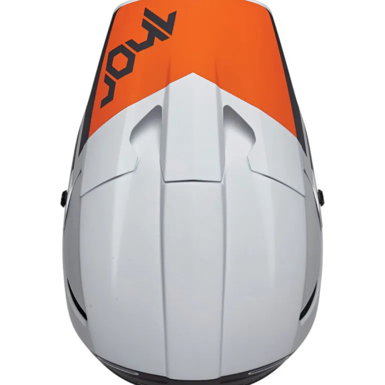 Thor Reflex Cube Helmet Grey/Orange Medium