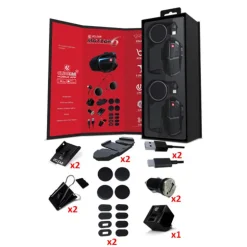 UCLEAR Motion 6 Bluetooth Helmet Audio System - Dual Pack
