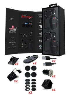 UCLEAR Motion Infinity Bluetooth Helmet Audio System - Dual Pack